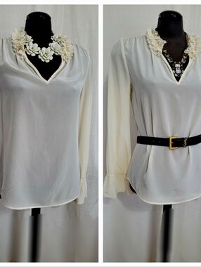 SILK V-Neck Blouse